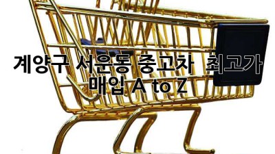계양구 서운동 중고차 🚗 최고가 매입 A to Z