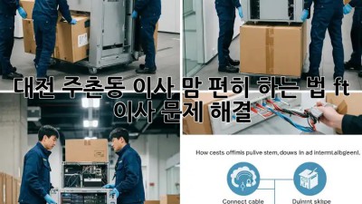 대전 주촌동 이사, 맘 편히 하는 법🏡✨ (ft. 이사 문제 해결)